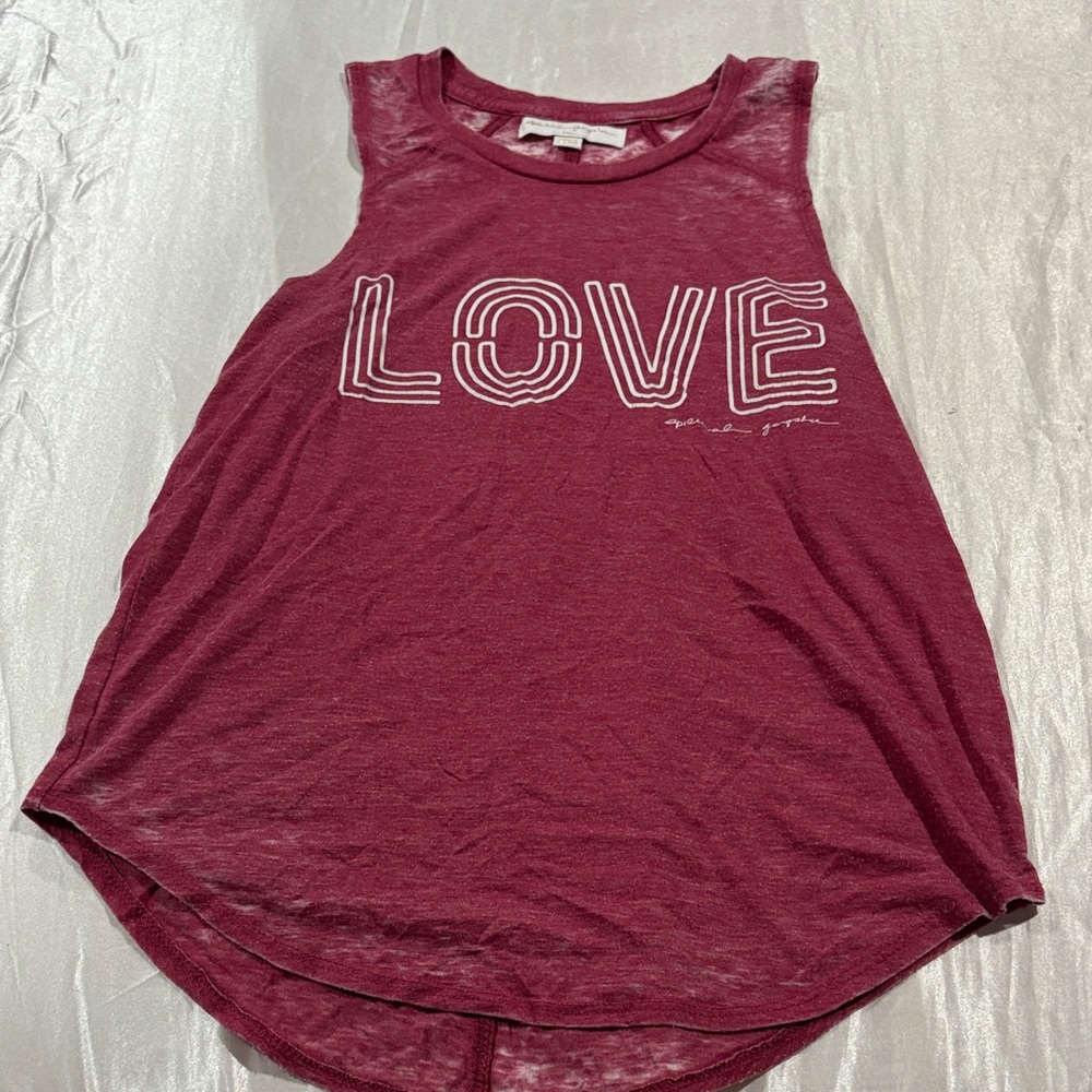 Spiritual Gangster Burgundy Muscle Tee